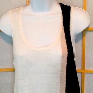 Linen Blend Light Airy Tank Top Cover-Up